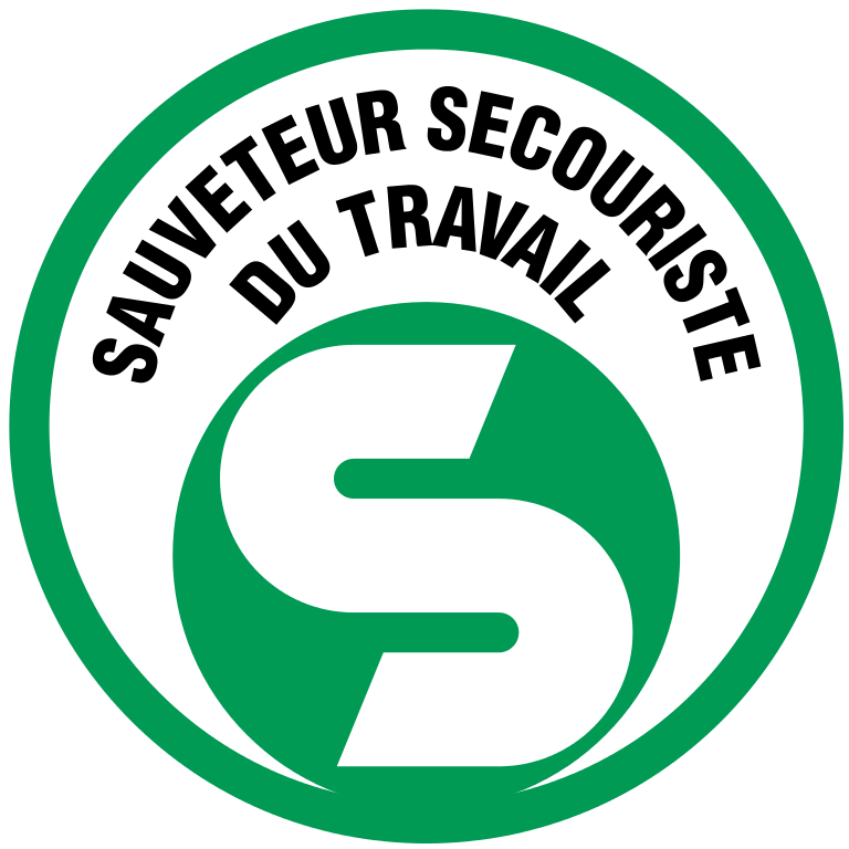 Sauveteur secouriste du travail Logo